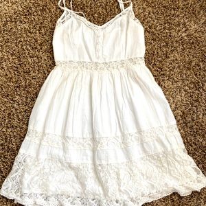White Abercrombie Lace Sundress